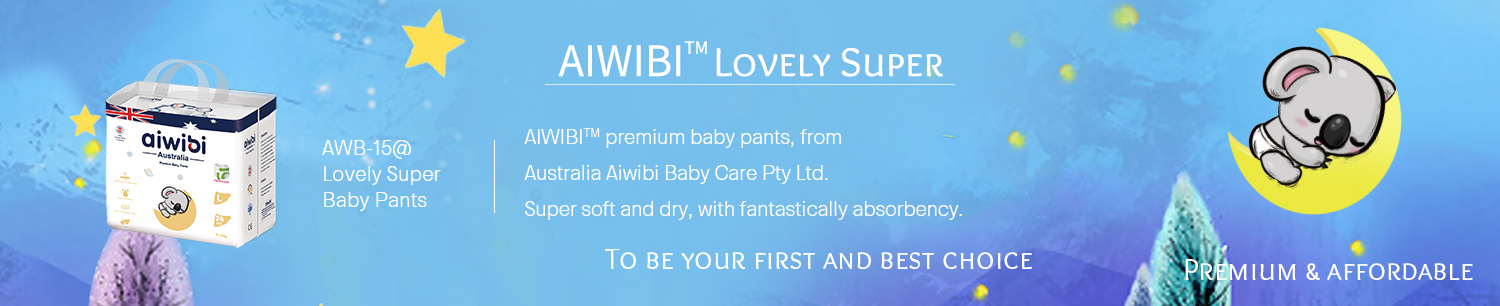 O bebê superior descartável de AIWIBI levanta com capacidade absorvente super