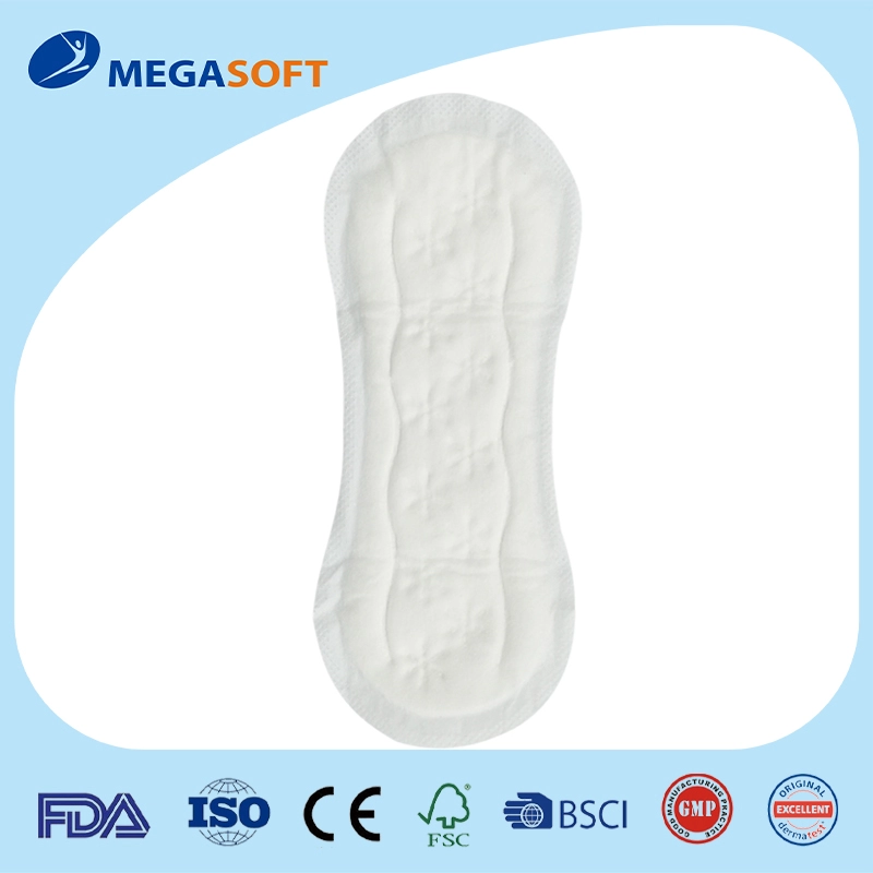 Mini absorvente higiênico feminino para uso diário 140 mm