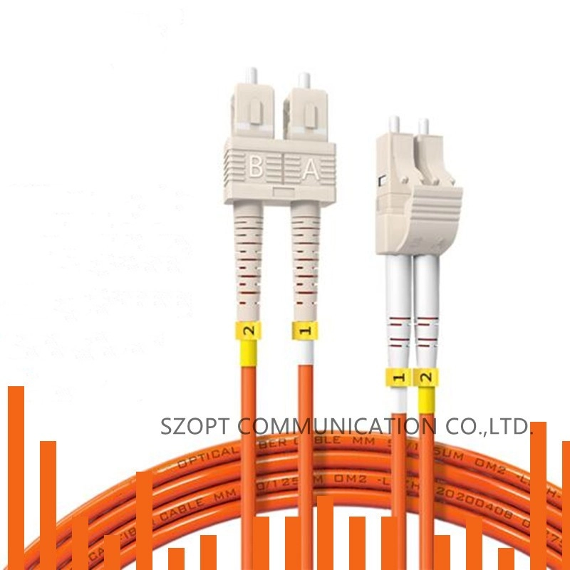 Patch Cords de fibra SC-LC Simplex Duplex Singlemode MM OM3 OM4 OM5