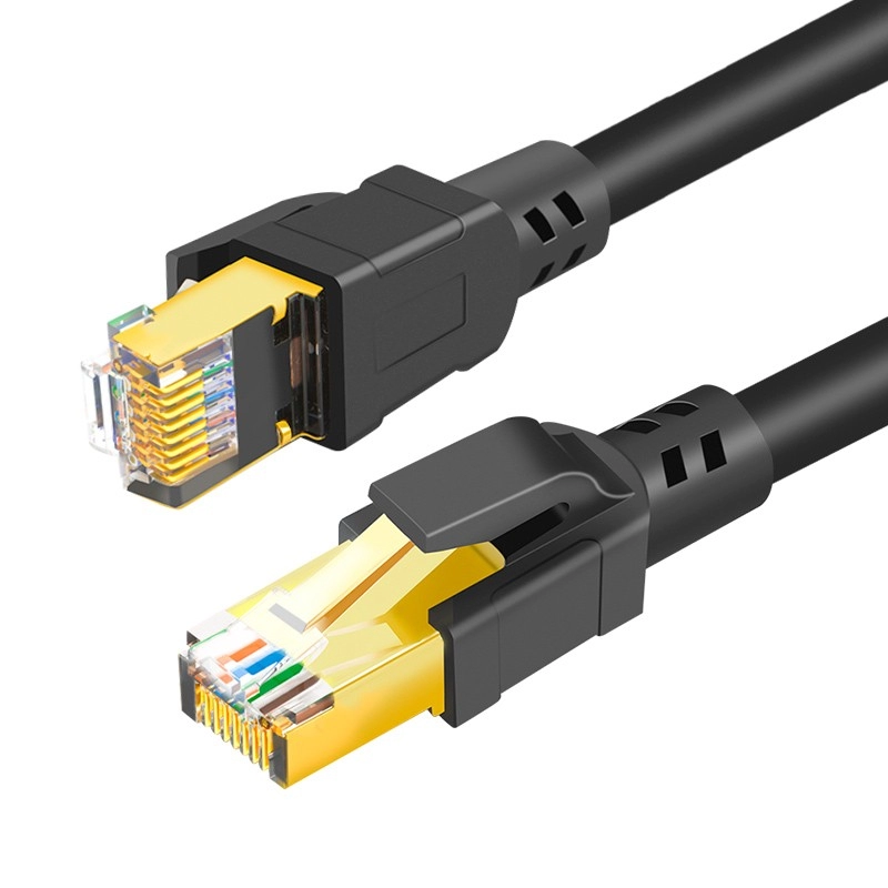 Cabo de patch Ethernet Cat8 RJ45-RJ45 UTP STP/FTP, SFTP e SSTP