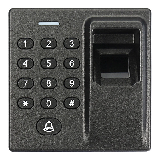 Fechadura da porta do dispositivo de controle de acesso por impressão digital com USB