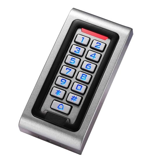 Leitor impermeável exterior do controle de acesso do toque do teclado RFID do metal