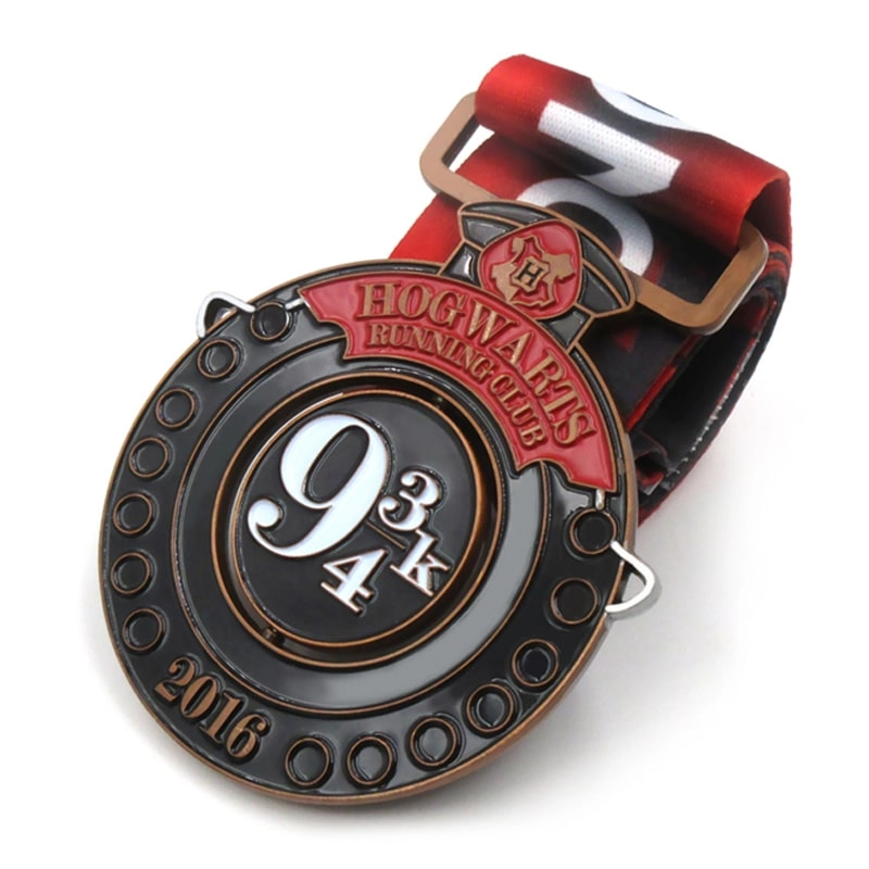 Medalha personalizada do clube de corrida de spinning do fornecedor