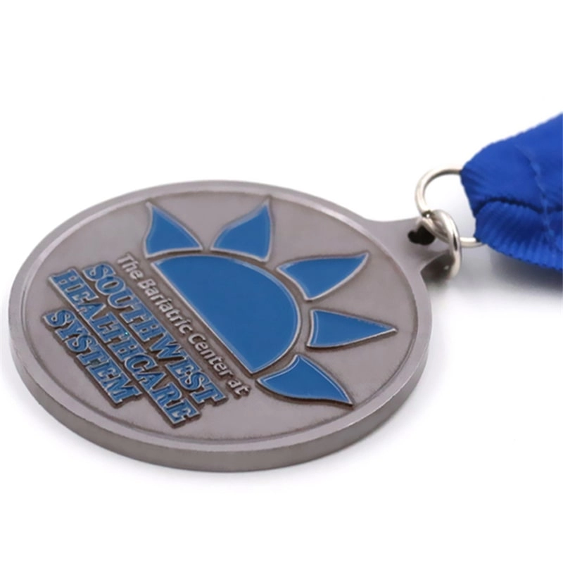 Medalha de centro bariátrico de liga de zinco personalizada de fábrica