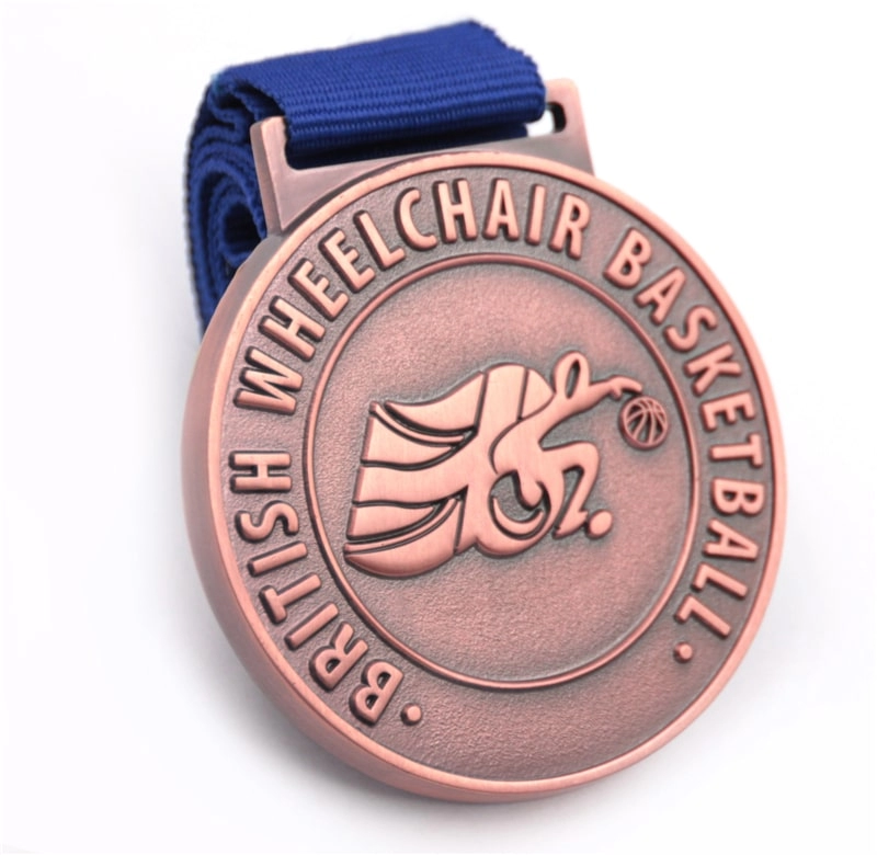 Fabricante personalizado de medalhas de basquete ouro prata bronze
