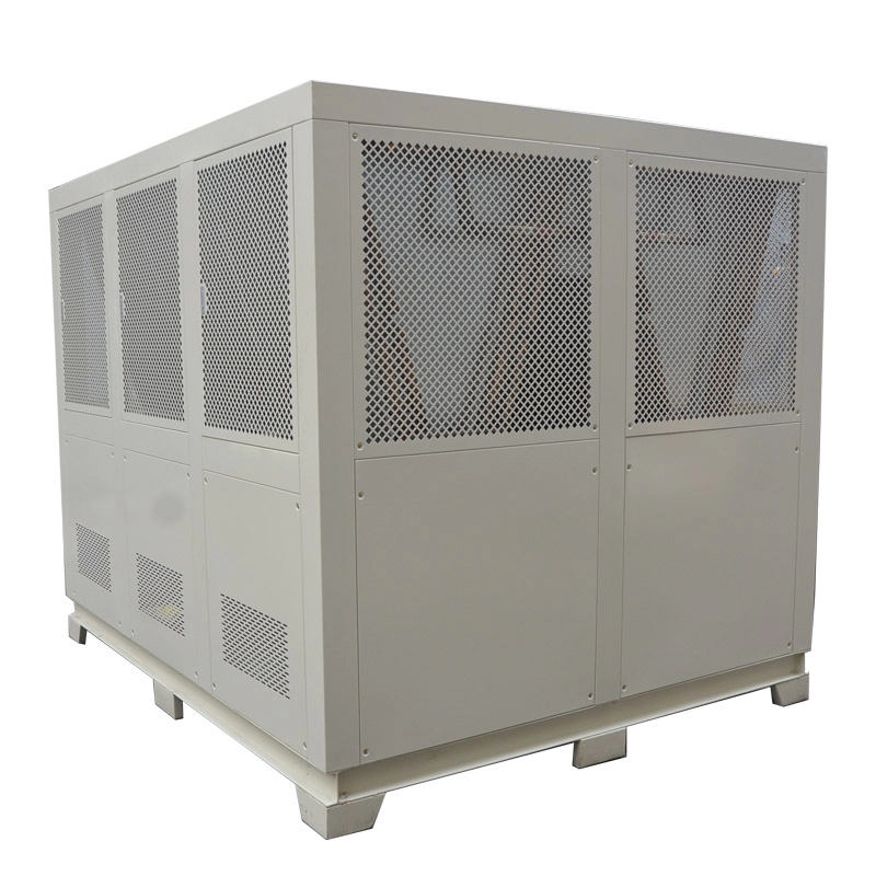 Compressor tipo parafuso resfriado a ar com capacidade de 80 toneladas