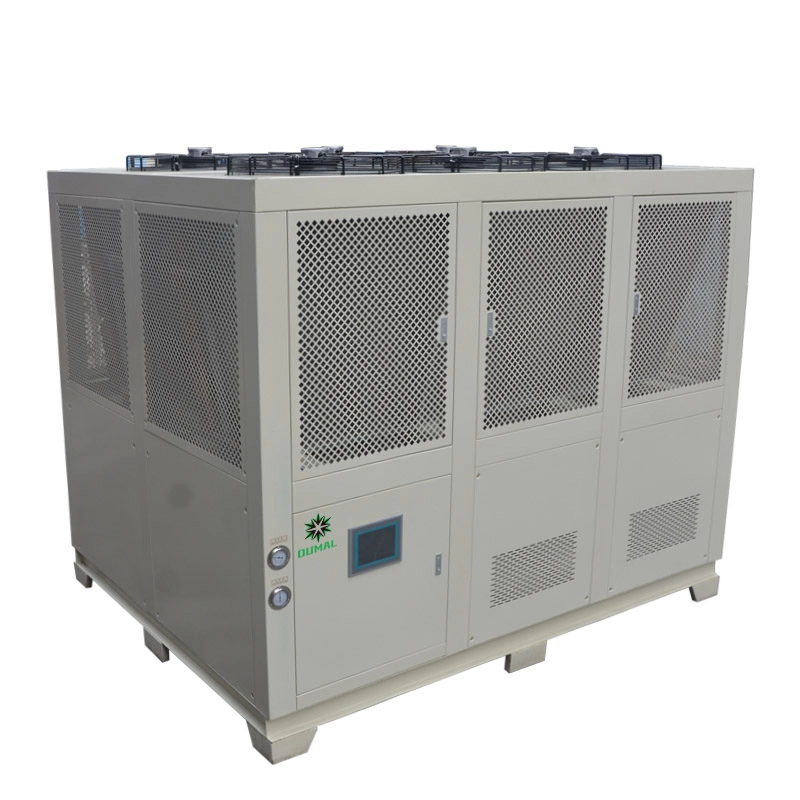 Compressor tipo parafuso resfriado a ar com capacidade de 80 toneladas