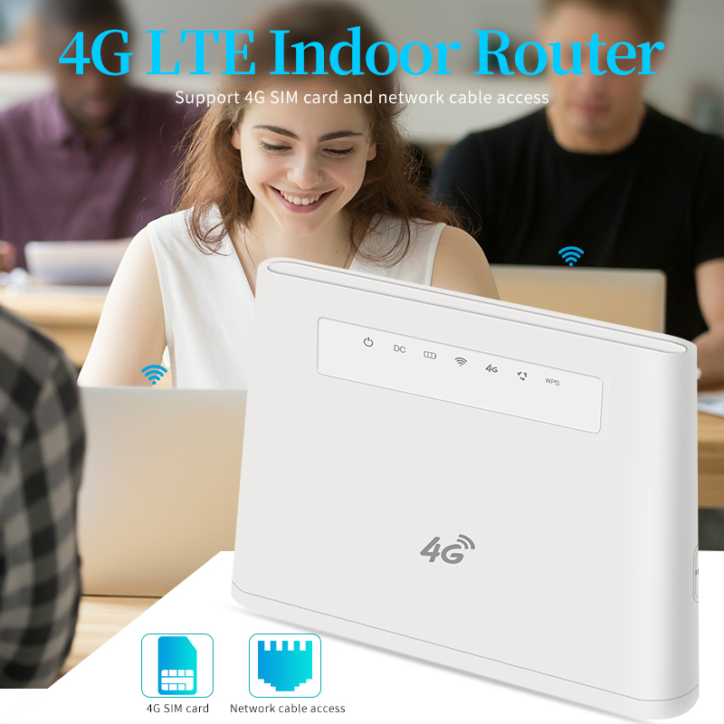 Roteador sem fio 4G LTE interno de alto alcance