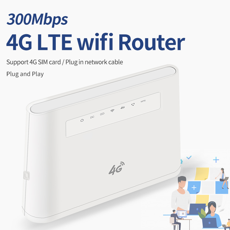 Roteador sem fio 4G LTE interno de alto alcance