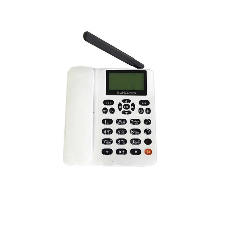 Telefone sem fio fixo GSM dual sim de mesa