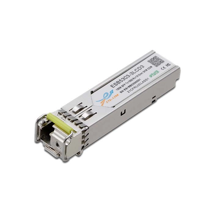 Transceptor óptico de 155M BiDi SFP TX1550/RX1310nm 2KM LC